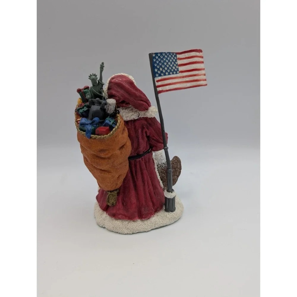 Vintage International Santa Claus Collection Patriotic American Santa 2002